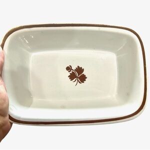 Meakin Tea Leaf Royal Ironstone China A J Wilkinson England White Serving Dish